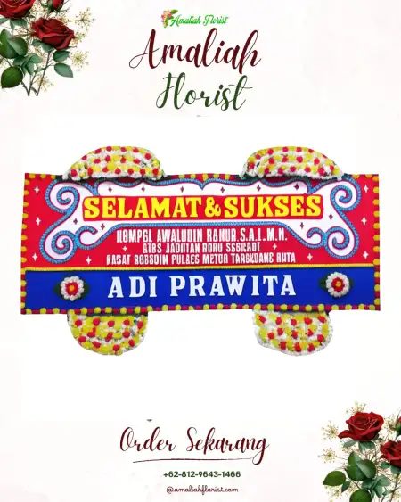 Papan Bunga Ucapan Selamat Bancer